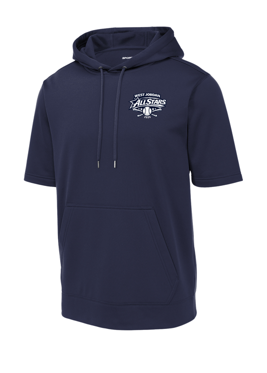 Sport-Tek® Sport-Wick® Fleece Short Sleeve Hooded Pullover